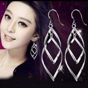 Jewelry - Sterling Silver Double Swirl Earrings Jewelry - Sterling Silver Double Swirl Earrings